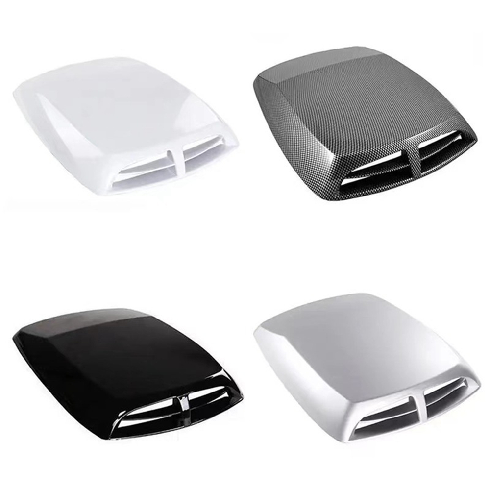 Universal Roof Air Vent Car Hood Scoop Vents Air Flow Intake Hood Scoop Vent Turbo Bonnet Sticker Cover for Car