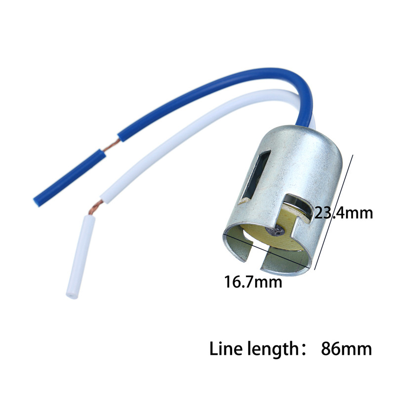 1 pcs BA15s 1156 Bajonet Gloeilamp Socket Auto lamp houder base 23.4x16.7mm