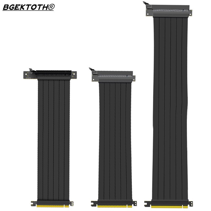 Full Speed 3.0 PCIE X16 Riser Cable Graphics Card Extension Cable PCI Express Riser Shielded Extender with antijam for GPU AXYB