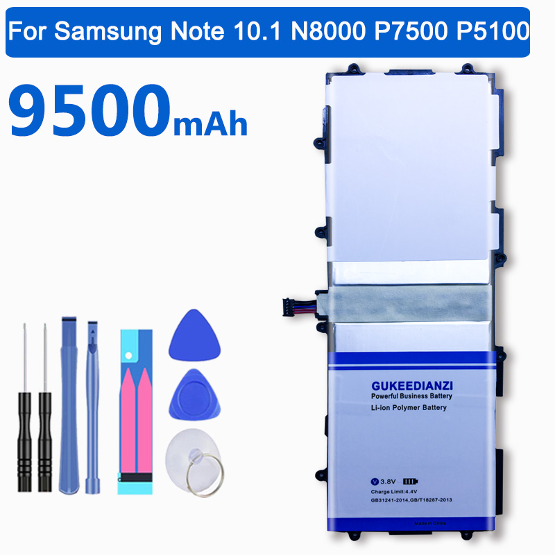 Gukeedianzi Tab Batterij SP3676B1A(1S2P) 9500 Mah Voor Samsung Galaxy Note 10.1 Gt N8000 N8010 N8020 P7500 P7510 P5100 P5110 P5120