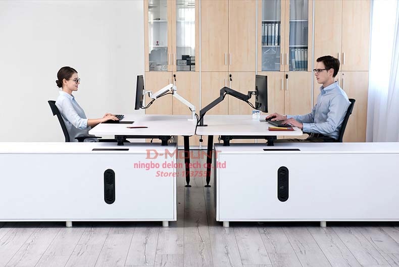 OZ-1 17-32 Inch Monitor Houder Desk Stand Enkele Arm Gasveer Monitor Beugel