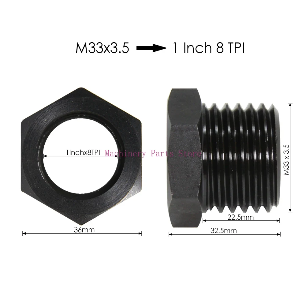 Spindel Adapter für Holz drehmaschine spindel m33 1 Zoll m18 Holzdreh-Gewinde einsatz futter mit variablem Durchmesser für sterben Holz bearbeitung: Weiß