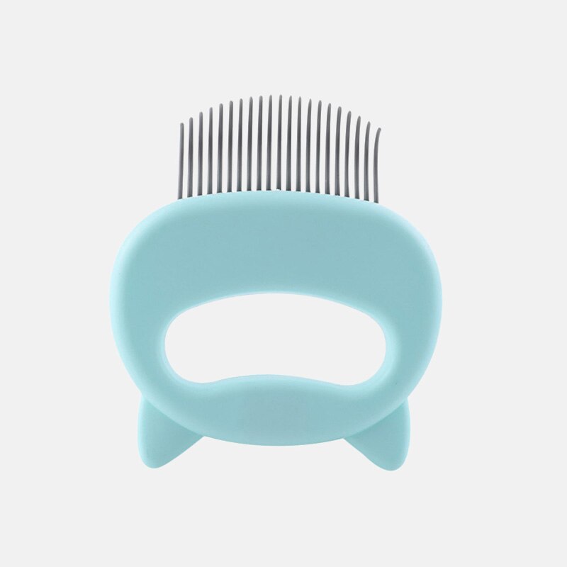 Huisdier Kat Grooming Massage Borstel Draagbare Pet Hair Remover Met Shell Vormige Handvat Haar Remover Pet Grooming Massage Gereedschap: 2