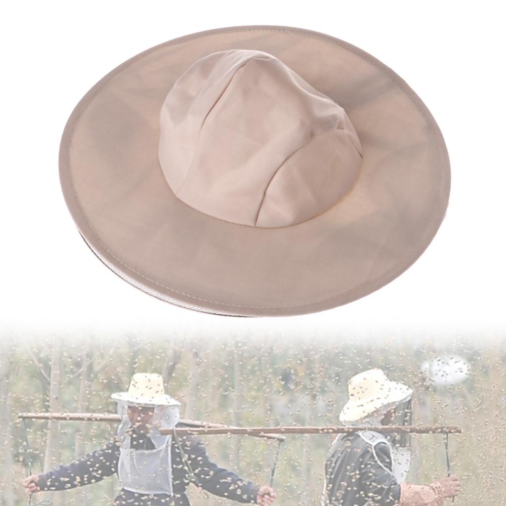 Anti Bee Face Mask Cloth Fabric Net yarn Hat Beekeeping Protector Cap Beekeeper Fly Insect Net