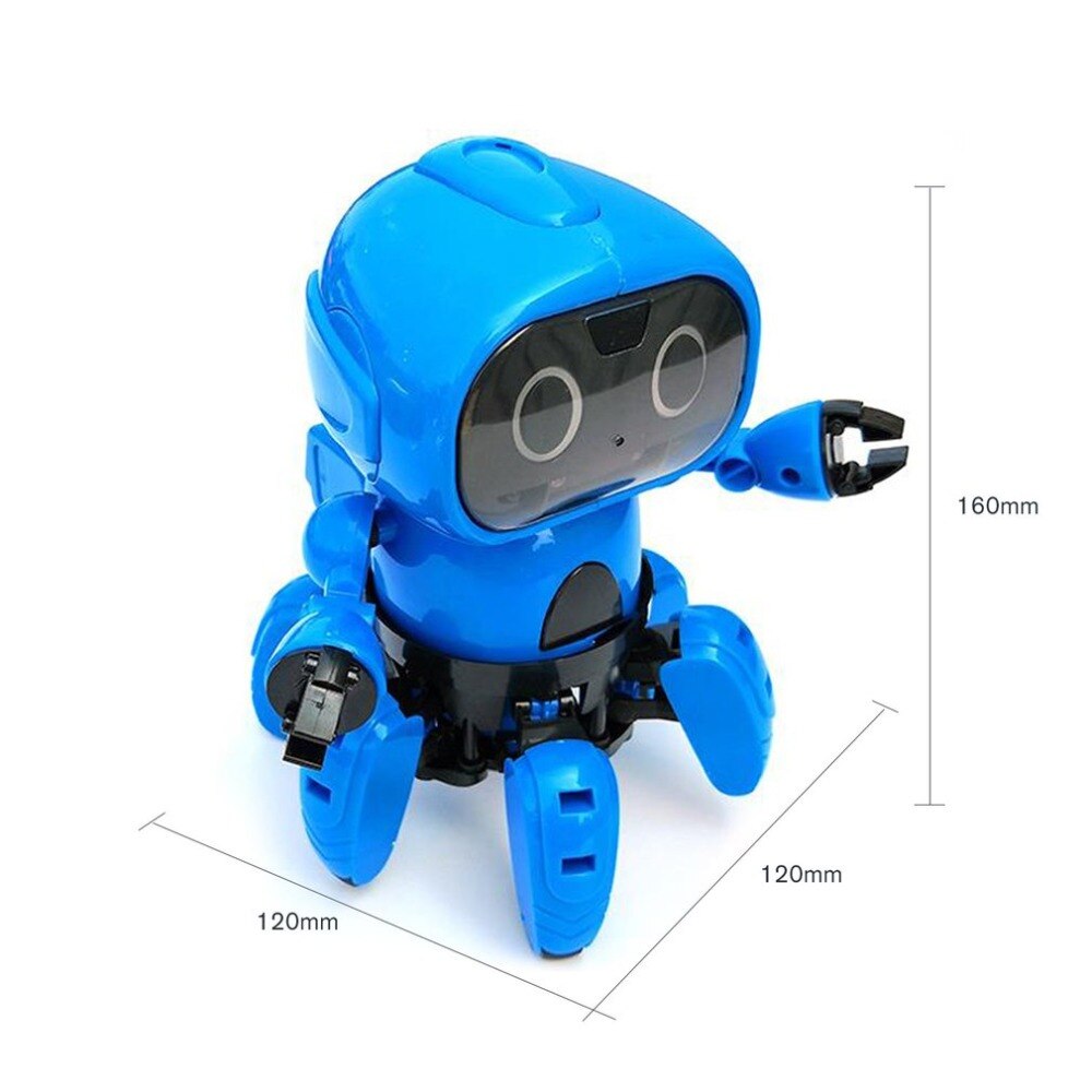 OCDAY 963 Intelligent Induction Remote RC Robot Toy Model with Following Gesture Sensor Obstacle Avoidance for Kids