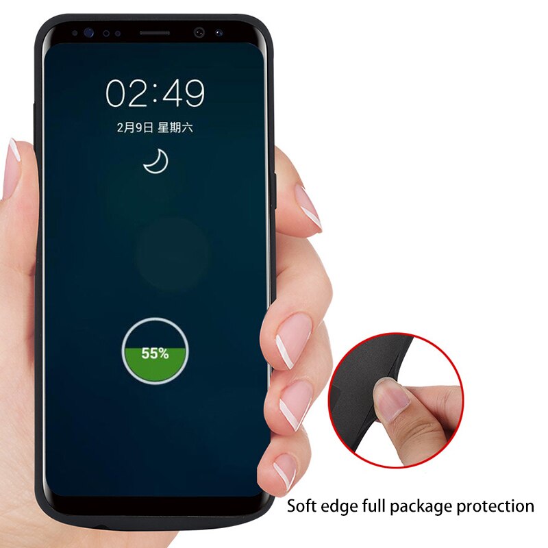 Custodia per batteria per Samsung Galaxy S8 batteria esterna custodia per caricabatterie custodia esterna per caricabatterie Samsung Galaxy S8