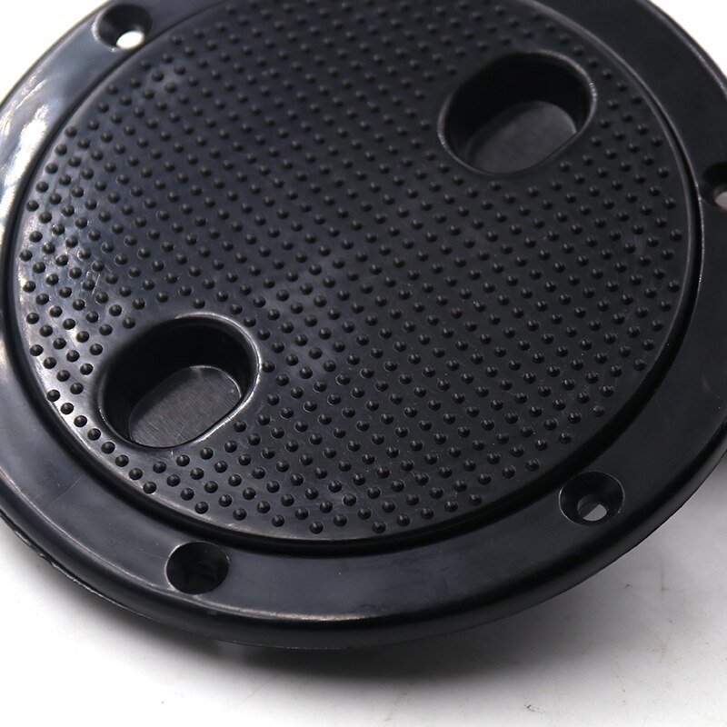 Plastic Marine Boat RV White Round 4" Access Hatch Cover Screw Out Deck Inspection Plate