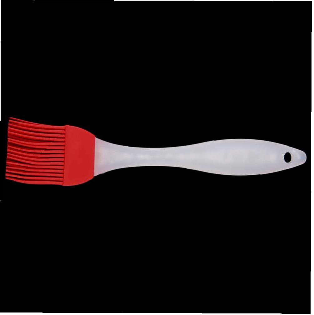 Cuisine Silicone badigeonner pâtisserie & BBQ brosse ensemble-Flexible, Durable brosse & cristal poignée rouge