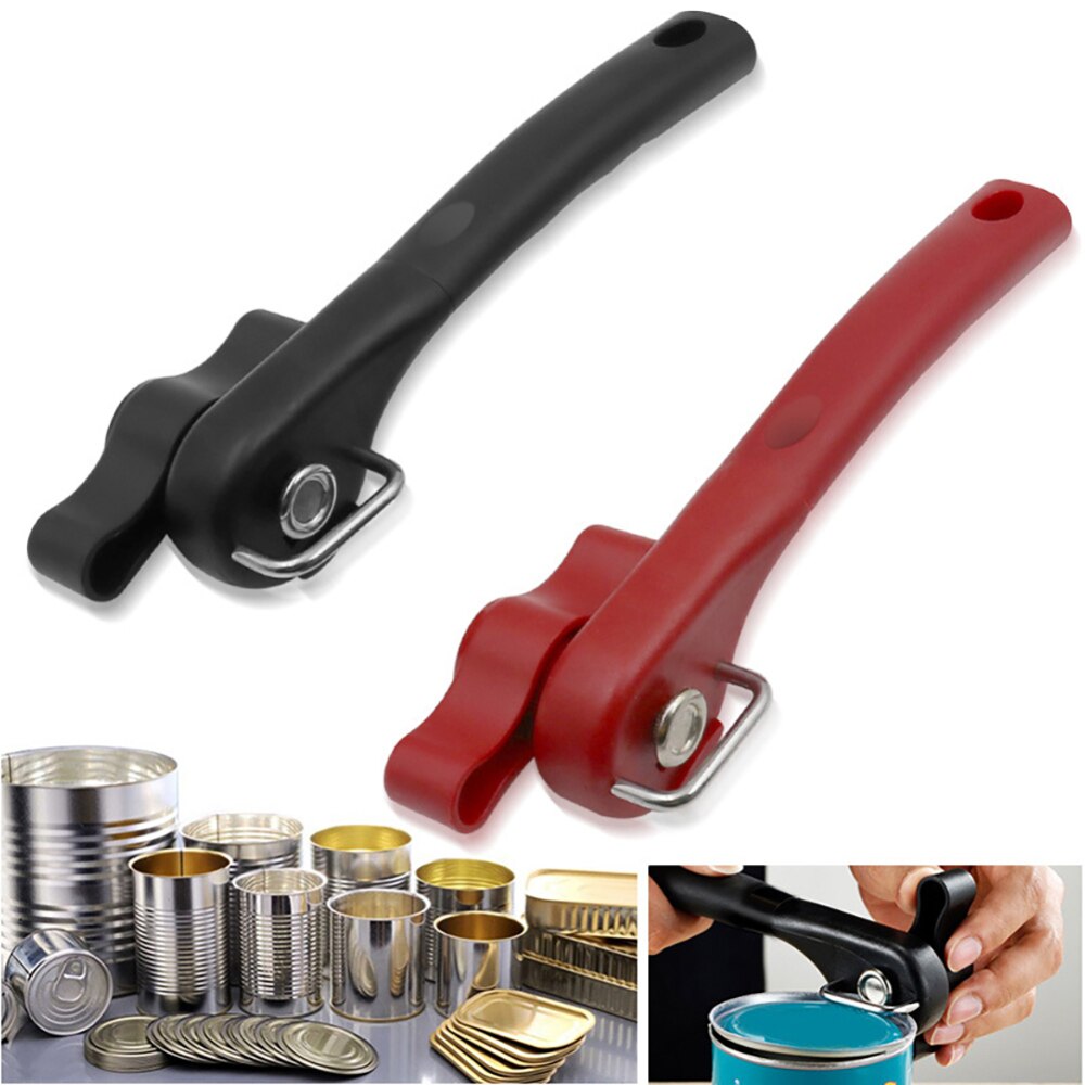 1 Stuks Tin Opener Multifunctionele Rvs Veiligheid Side Cut Handleiding Kan Tin Opener Keuken Gereedschap Bar Gadgets Blikjes Fles opener