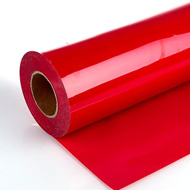 30Cm * 200Cm Pvc Warmteoverdracht Vinyl Film T-shirt Ijzer Op Htv Printing Crop Nummer Patronen Voor Sportkleding home Decoratie: red