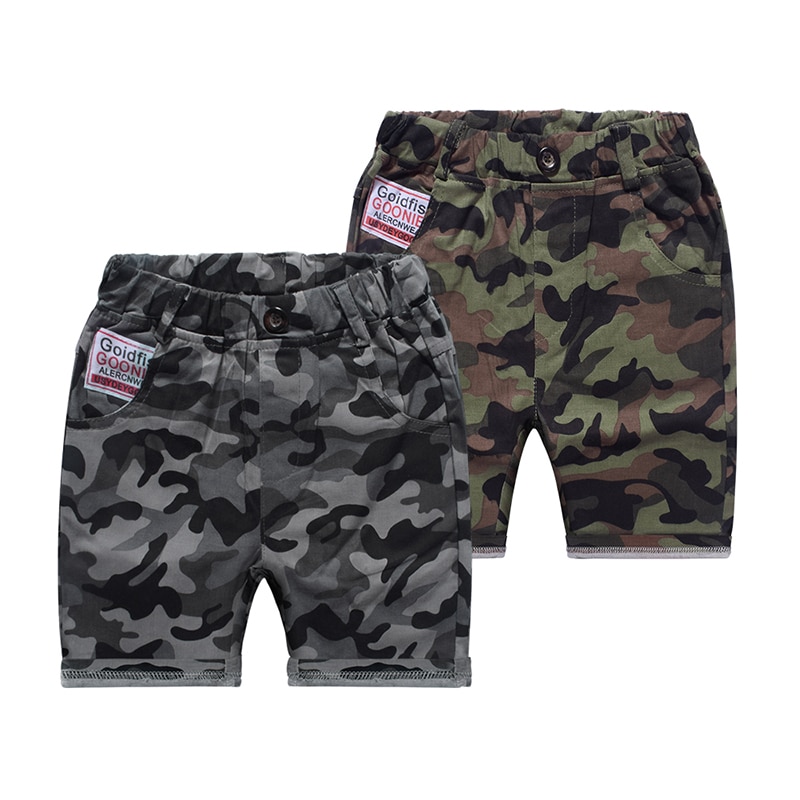 Sommer drenge camouflage bukser bomuld børnetøj børne shorts crawler shorts stil baby shorts drenge shorts