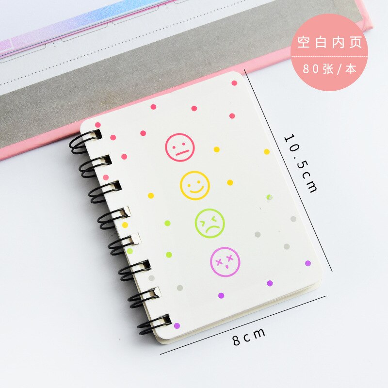 Kleine Spoel Boek Draagbare Notebook Leuke Avocado Rollover Mini Notepad Dagboek Briefpapier School Kantoorbenodigdheden Lege Innerlijke Pagina: 7