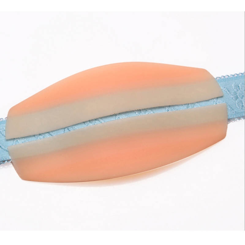 1 pair/lot Shoulder Pads Silicone bra Underwear Anti-Slip shoulder pad bag strap Sewing pad DIY for backpack Sew clothing decor
