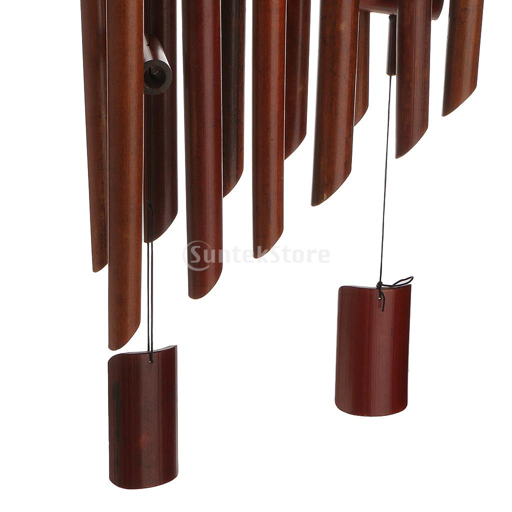 MagiDeal Große Bambus Windspiele Handy, Mobiltelefon Windchime Kirche Glocke Hängen Dekoration Wohnkultur Handwerk Feng Shui Ornament