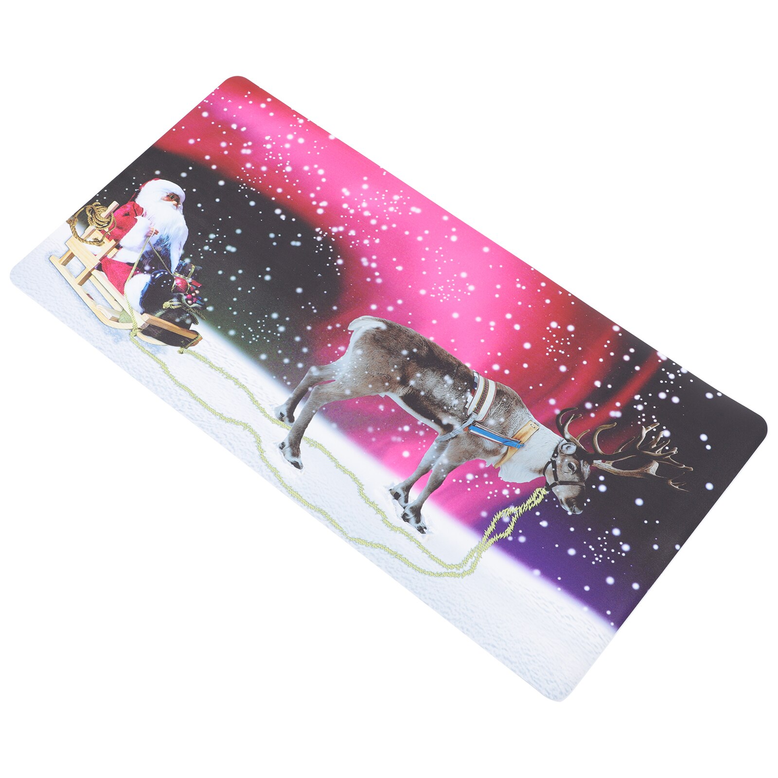 Tapis de jeu à thème de noël, accessoire pour le bureau, la maison, le dortoir
