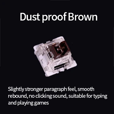 70/30/30pcs Dustproof Switch For Mechanical Keyboard Shaft Switch Gamer Keyboard Axis Clicky Linear Tactile Silent Switches: Beige / Bundle5