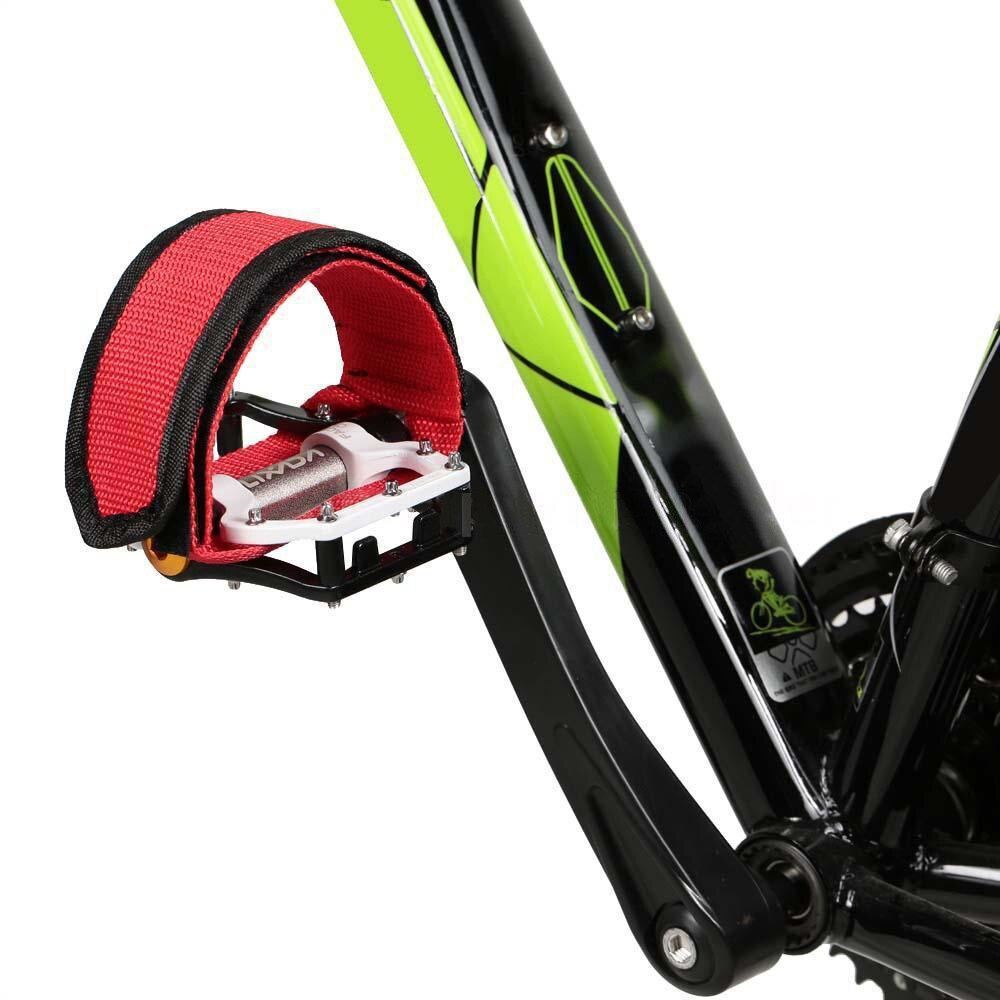1 paire Nylon vélo pédale sangles orteil pince pied sangle ceinture adhésif vélo pédale bande fixe engrenage vélo cyclisme couverture accessoires