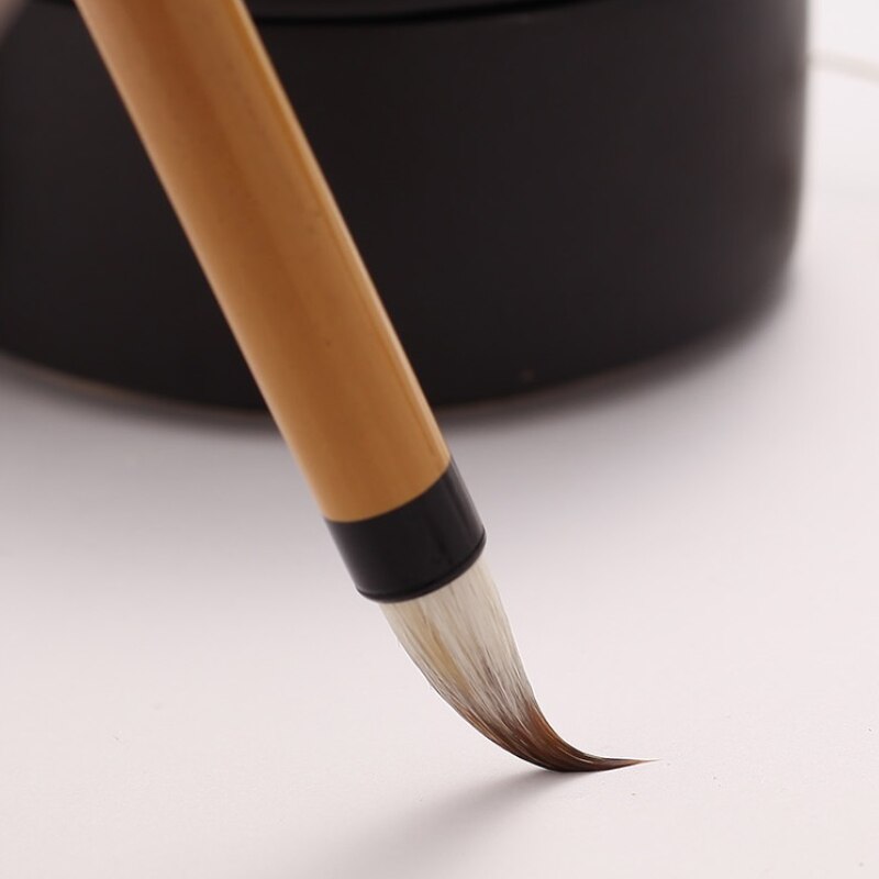 Chinese Calligraphy Brush Pen Set Regular Script Brush Woolen Weasel Hair Writing Brush Watercolor Lamdscape Painting Caligrafia