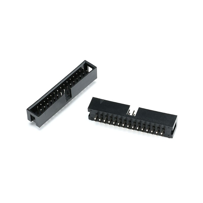 10pcs DC3 dip 6/10/20/26/34/40 P 2.54MM pitch MALE SOCKET Double-Spaced straight idc box headers PCB CONNECTOR DOUBLE ROW