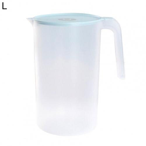 1Pcs Plastic Pitcher Large Capacity Easy to Clean PP Plastic Water Pots Straining Pitcher for Health Life Kitchen Dining Tool: Blue 2500ml