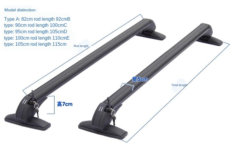 Car Universal Crossbar Auto Roof Rack Travel Rack Luggage Rack Crossbar