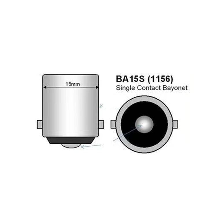 Py21w-bombilla Led Ba15s P21w 1156 Bau15s, 3030SMD, Canbus 1157, Bay15d, P21/5w, luz roja trasera de freno para coche: Azul marino / Azul oscuro