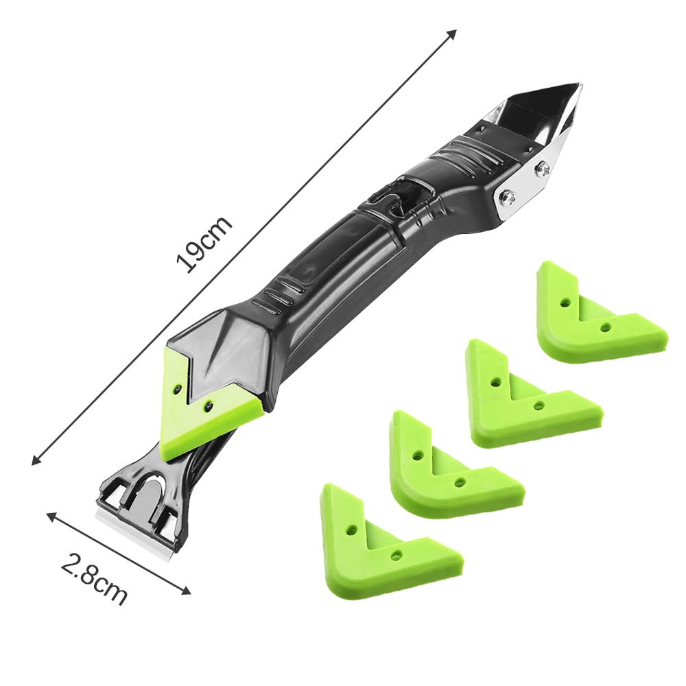 5 in 1 Multifunctional Silicone Remover Tool Caulk Finisher Sealant Smooth Scraper Grout Kit Tools For Home Sealant Remover