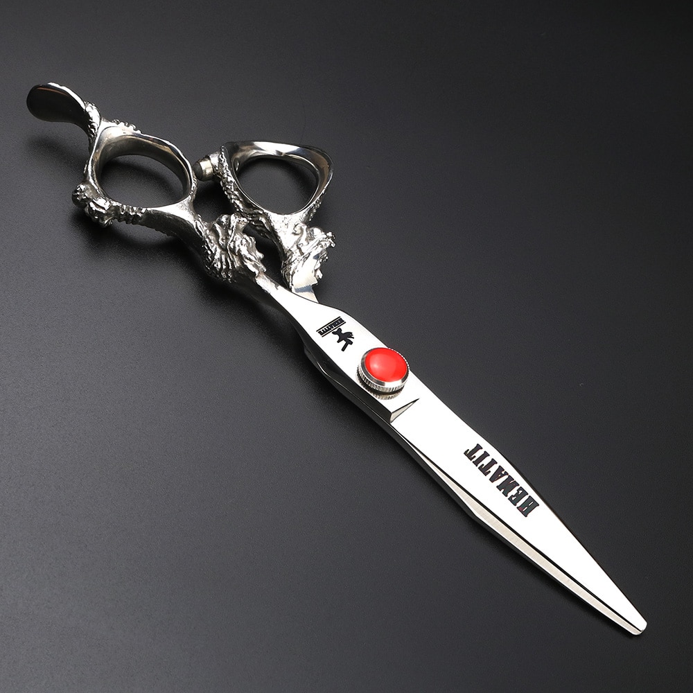 6 inches barber Cutting 40-50% and thinning scissors set Japanese 440C hair scissors hair salon styling tools