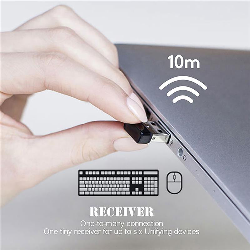 Wireless Receiver Dongle For Unifying Wireless Keyboard 6 Channel 6MM Wireless Mouse Receiver Replaced Keyboard Accessory