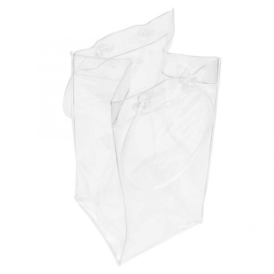 Ice Bag Thick Transparent PVC Cold Drink Ice Bag Wine Champagne Cocktail Refrigerated Bag Bar Beer Cooling ice Bag