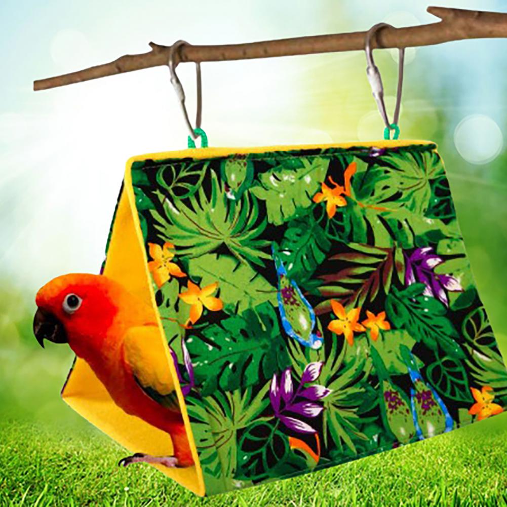 Parrot Habitat Pet Supplies Bird Cage 3 Sizes Comfortable Soft Pet Bird Hammock Cage