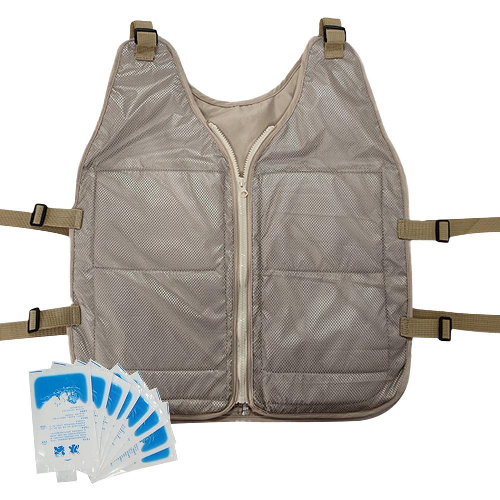 Ijskoude Vest Ijskoude Jas Voor Zomer Verstelbare Zomerkoelvest Koeljas Voor Werkende Hardlooptuin: Overigen