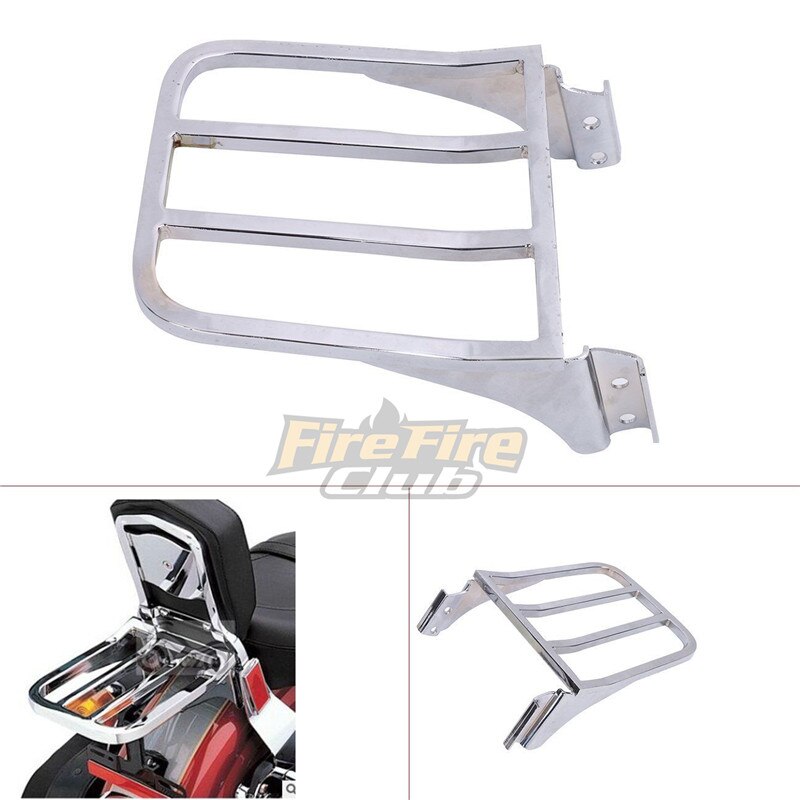 Portaequipajes de respaldo para motocicleta Sissy Bar para Harley 04-17 Sportster Iron XL883 XL1200 sevents Two XL1200V Forty Eight XL1200X