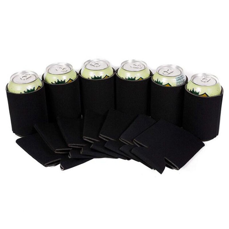 10 piezas de neopreno para latas de cerveza, taza de bebida, funda aislante, envoltura,