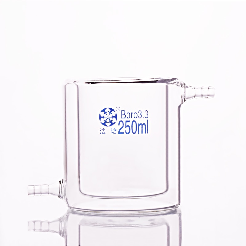 Double-deck beaker,Capacity 250ml,Double-layer cold trap,Photocatalytic reaction bottle
