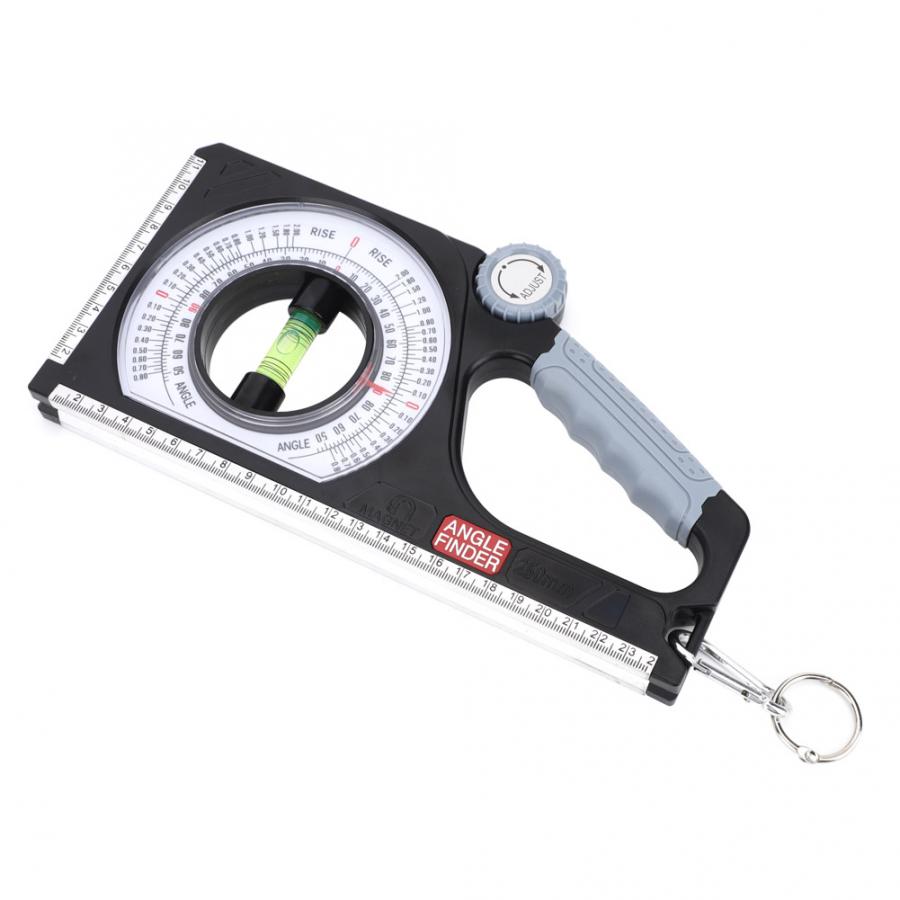 Slope Gauge Multi-Function Slope Gauge Constructing Engineering 130 Degree Angle Finder with Carabiner