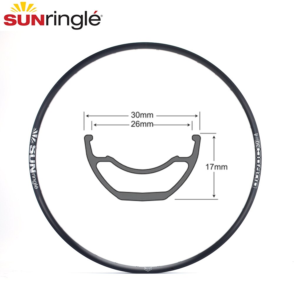 Sunringle-anillo sin tubo para bicicleta de montaña, aro de refuerzo, llantas AM, DUROC35, DUROC30, 27,5, 29 pulgadas