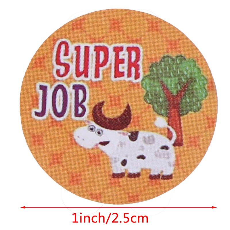 500pcs Reward Stickers Encouragement Sticker Roll For Kids Motivational Stickers With Cute Animals For Students Teachers