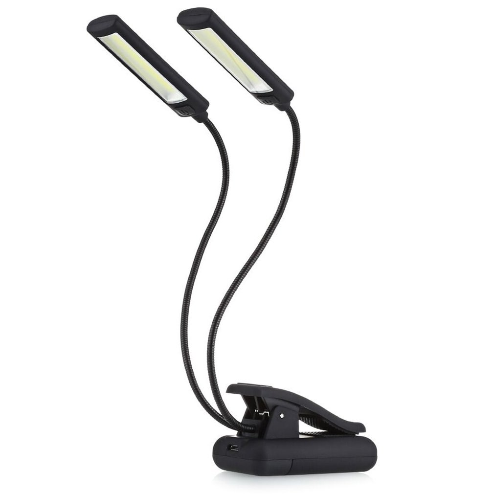 Gritin 19 LED Luz de Lectura, Lámpara de Lectura USB Recargable de 360