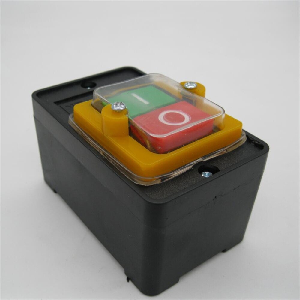 Interrupteur à bouton-poussoir étanche à l'eau 10A 220V 380V bouton-poussoir étanche pour Machine de découpe