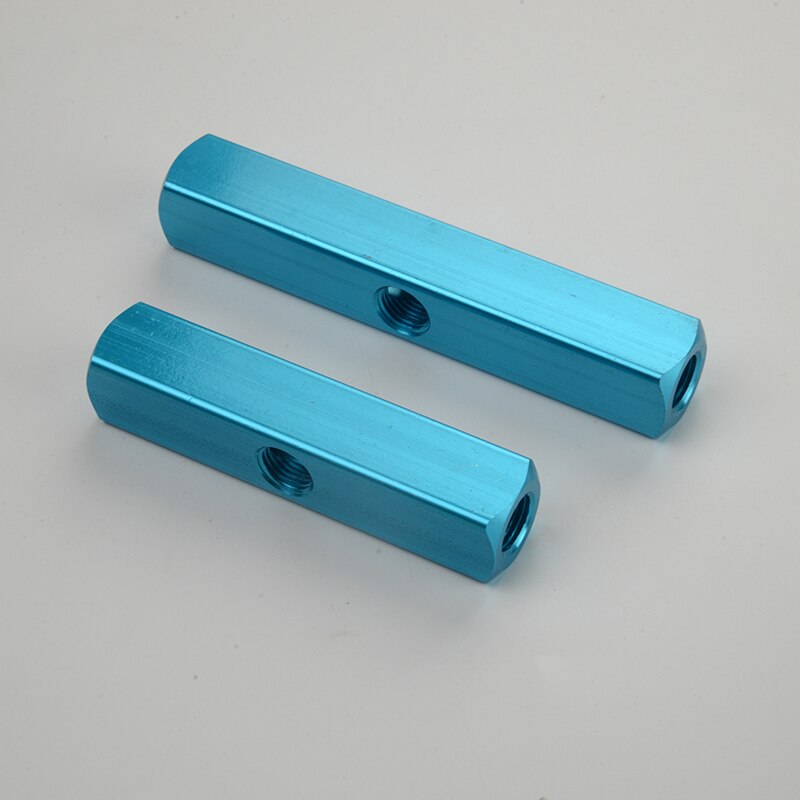 Syscooling water way separator copper manifold for water cooling system with G1/4 thread aluminum Accessories