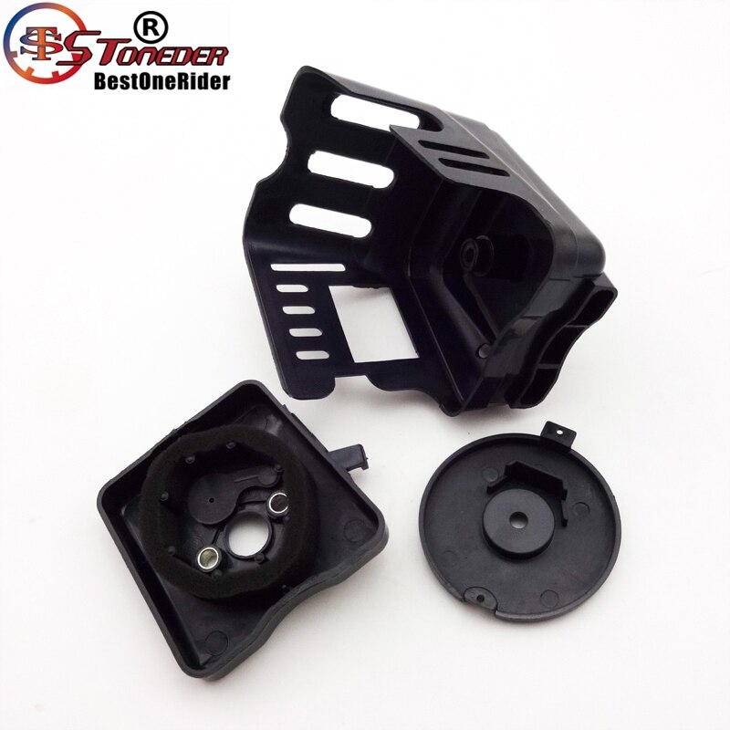 STONEDER-Mini limpiador de filtro de aire para moto, para carburador de 2 tiempos, 33cc, 43cc, 49cc, X1, X2, X7, de bolsillo, scooter de Gas de pie