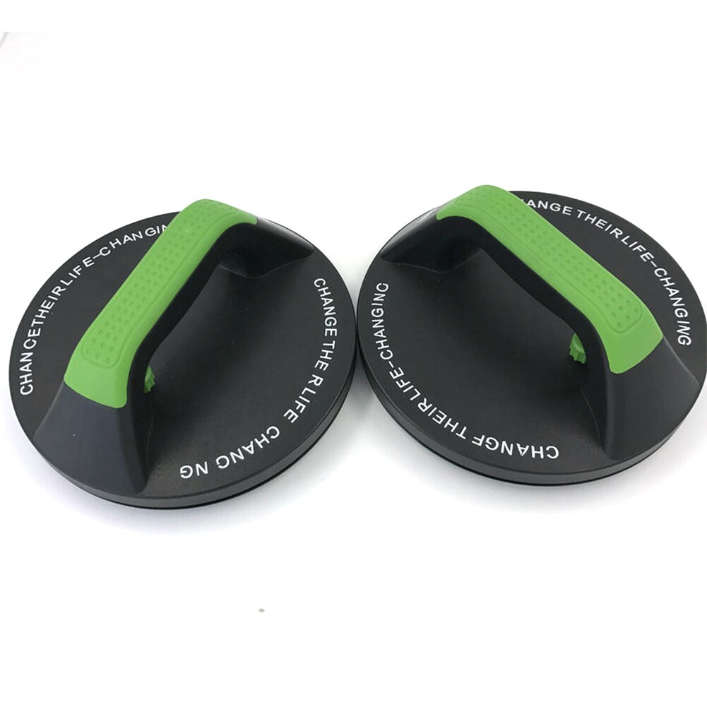 1 Pair Round Fitness Non-Slip Portable Rotating Handles Push-ups Muscle Training Workout Grips Arm Strength Push-ups Frame