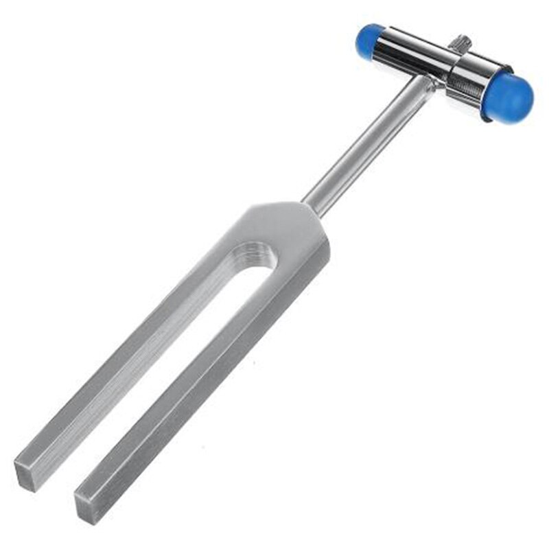 528hz tuning gaffel chakra hammer med aluminiumslegering med hæmning af lydheling til neurologisk instrument til ørepleje