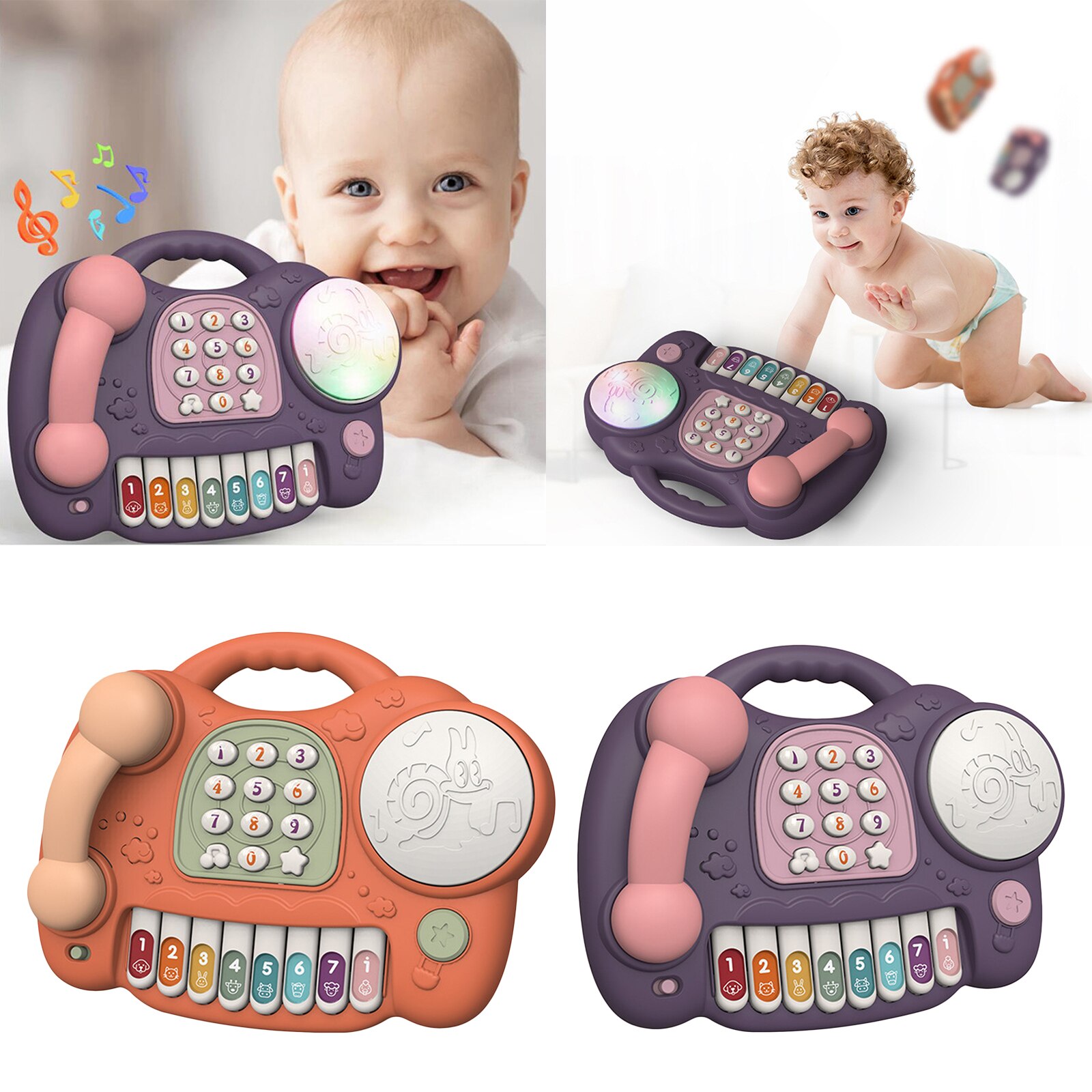 Enfant Simulation en plastique téléphone jouet enfants enfant éducatif