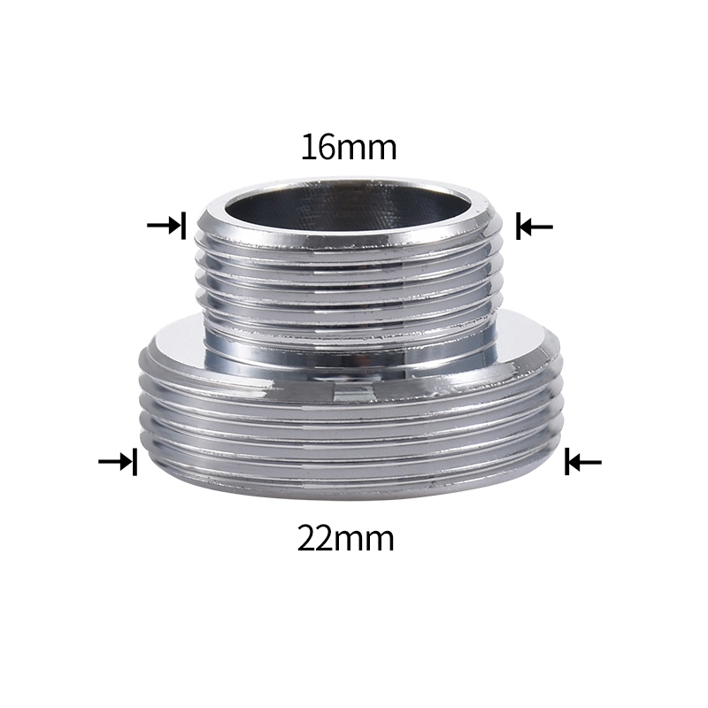 Stainless Steel Faucet Connector M22 To M20 M18 M1/2" Thread Joints Water Purifier Accessory Kitchen Water Tap Adapter Fittings: Chocolate