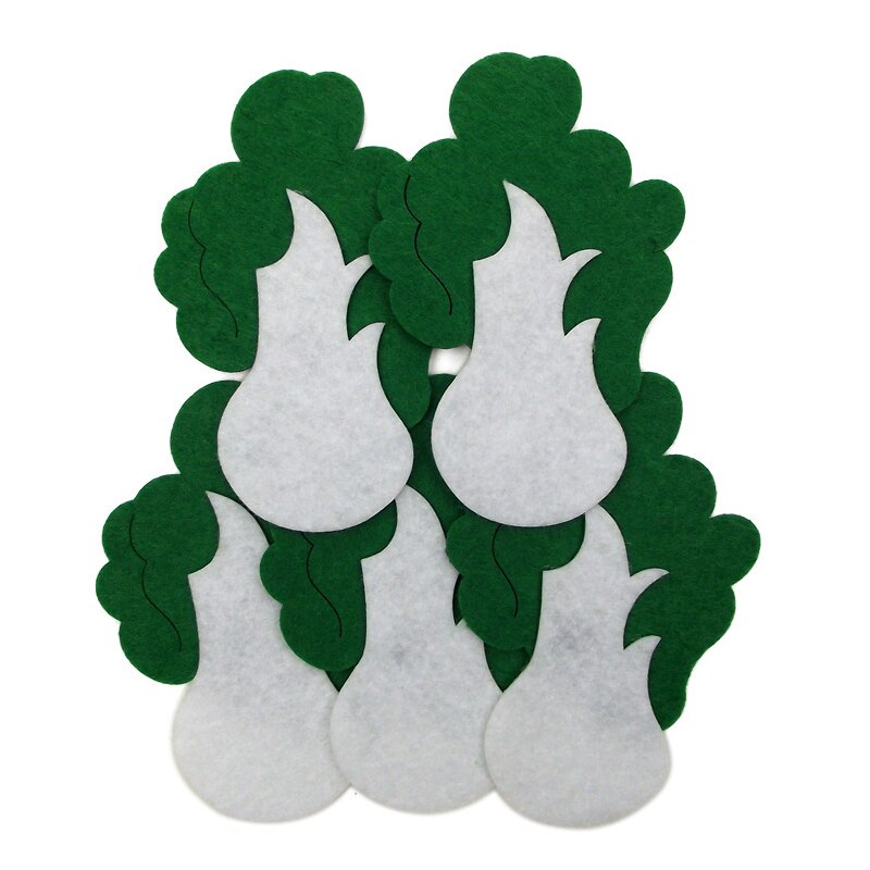 5 Stks/set Vilt Ambachtelijke Gereedschappen Diy Vilt Pad Craft Voelde Niet-geweven Applicaties Gemengde Groenten Accessoires Arts Ambachten naaien
