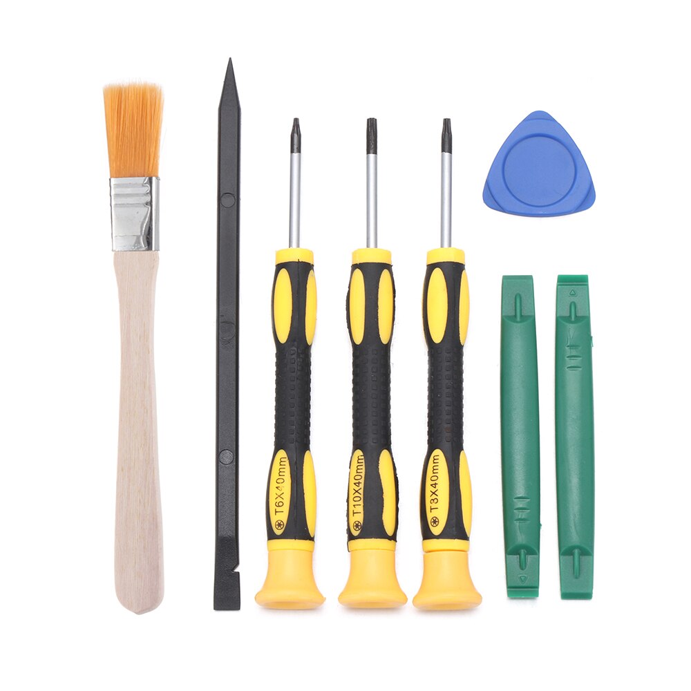 Kit d'outils de réparation pour manette de jeu, jeu de tournevis T6 T8 T10 pour Xbox One 360 pour PS3 PS4, accessoires: 8pcs