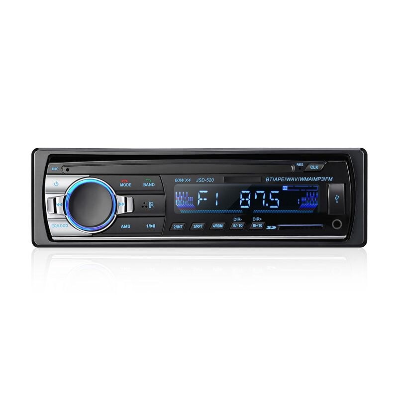 Bluetooth Auto O Stereo Ontvanger-Bluetooth Car Stereo O Single Din In Dash 12V Fm Ontvanger MP3 Radio speler Met Afstandsbediening