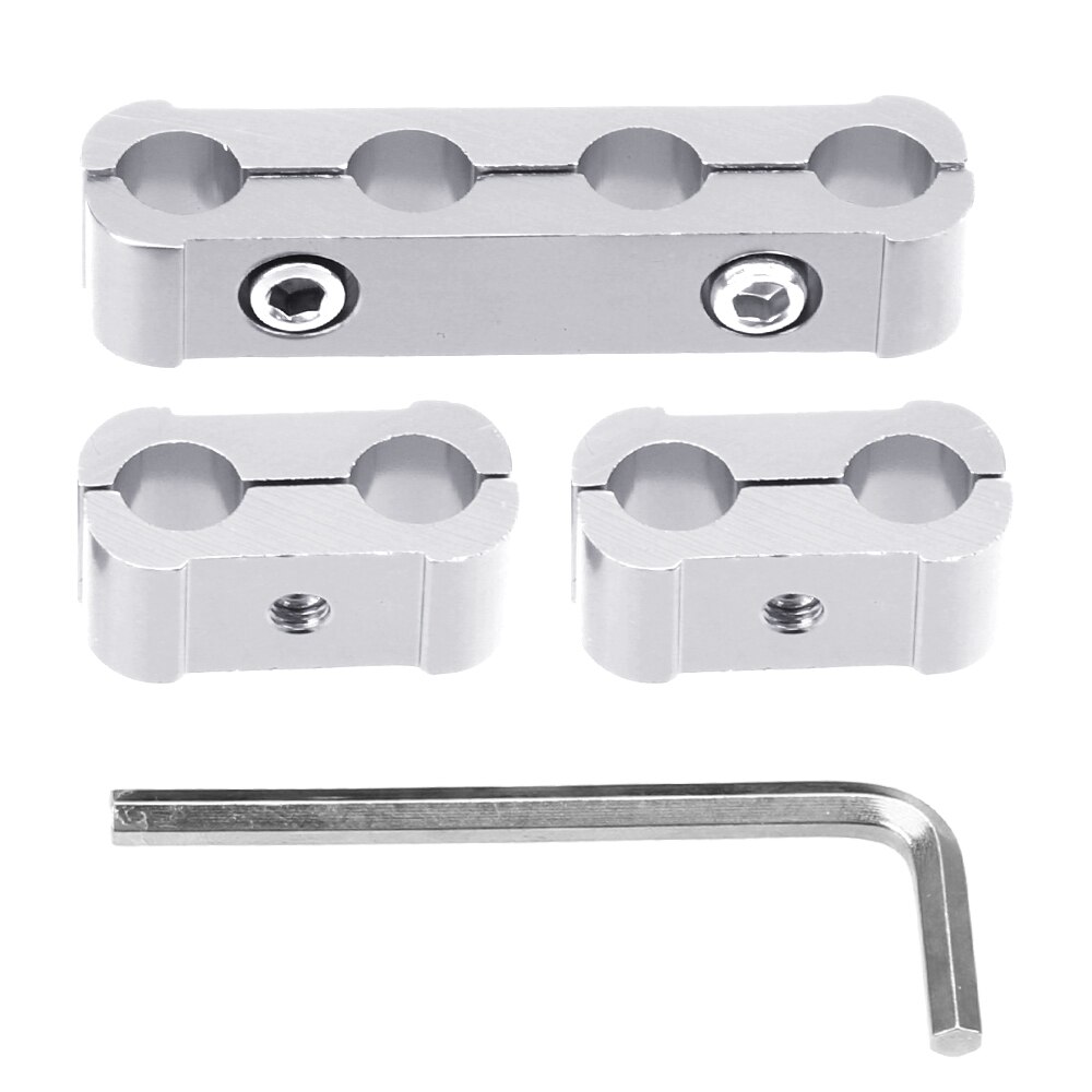 8mm 9mm 10mm Diameter Divider Organizer Divider Clamp Kit Engine Spark Plug Wires Separator Car Replacement 3PC Universal: Silver